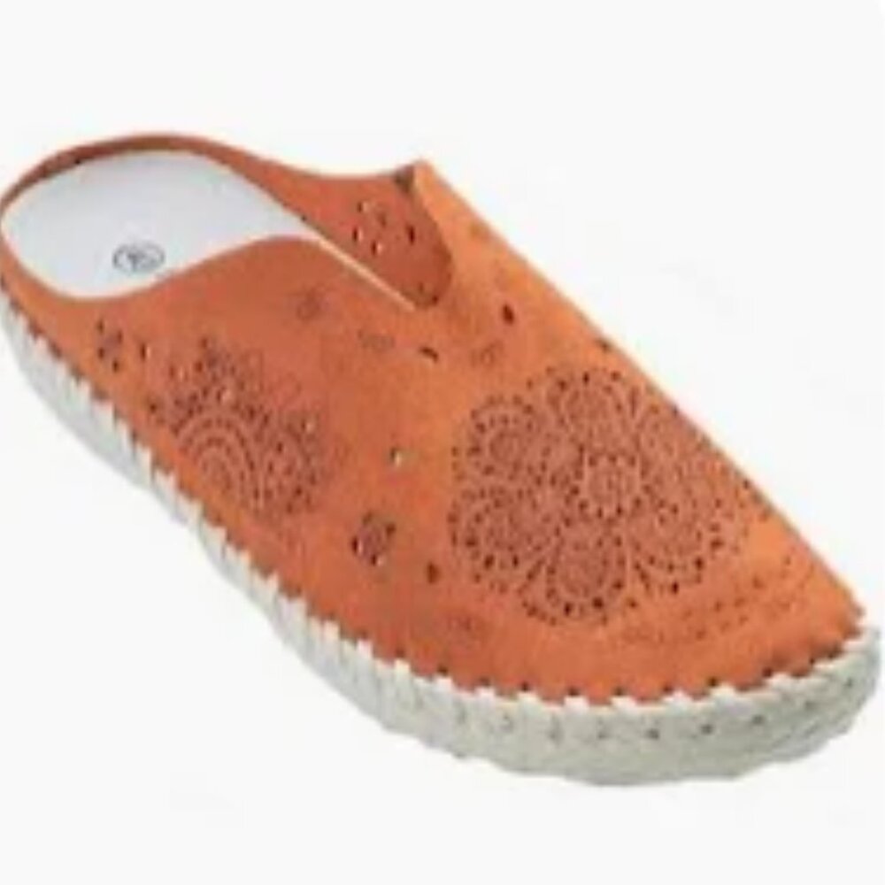 Bernie Mev TW168 Nectarine Boho Mules Women's Size 36EU/5US